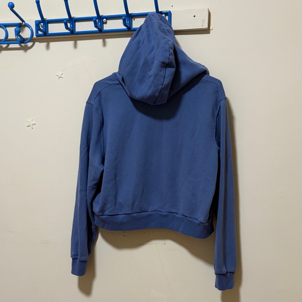 Hollister blue cropped hoodie - Picture 4 of 7